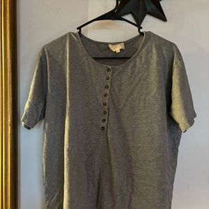 Sezane Joshua Heather Gray Top